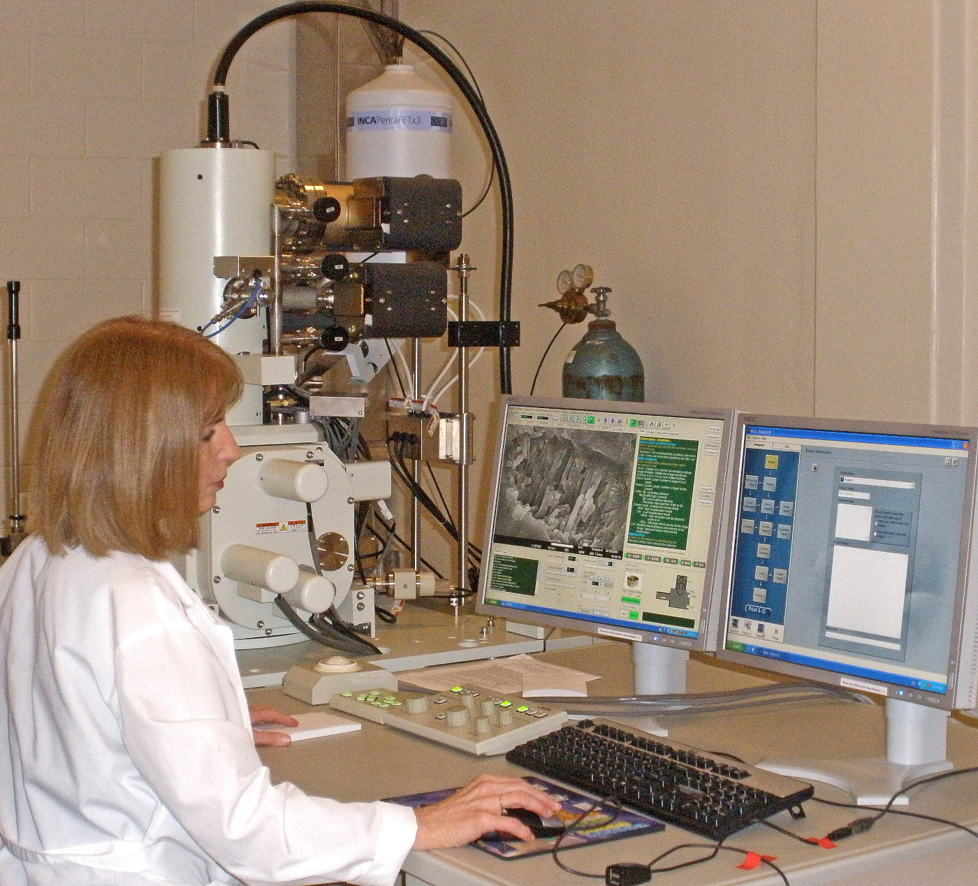 The JEOL 7500F ultra-high resolution scanning electron microscope at the Michigan State University Center for Advanced Microscopy